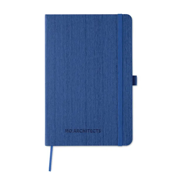 WOODY A5 notebook in PU with penloop Royal blue