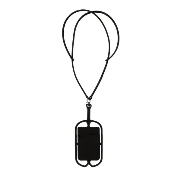  Lanyard, elastic phone holder black