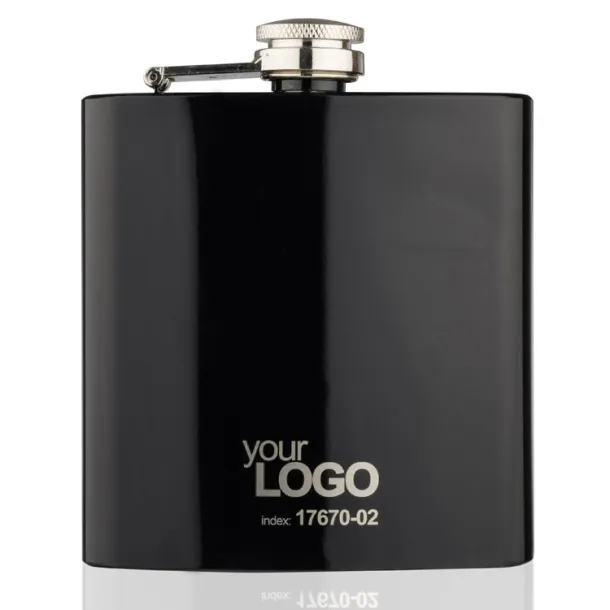 MORAY Hip flask  180 ml Black