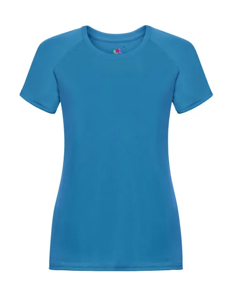  Ženska sportska kratka majica, 140 g/m² - Fruit of the Loom Azure Blue