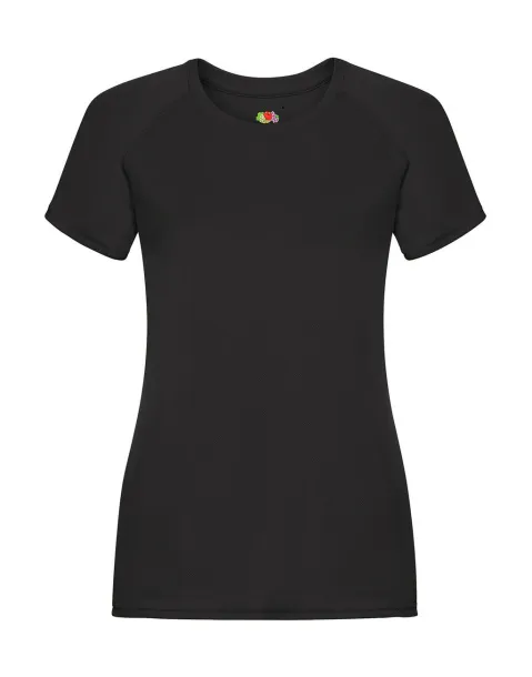  Ladies Performance T - Fruit of the Loom Black