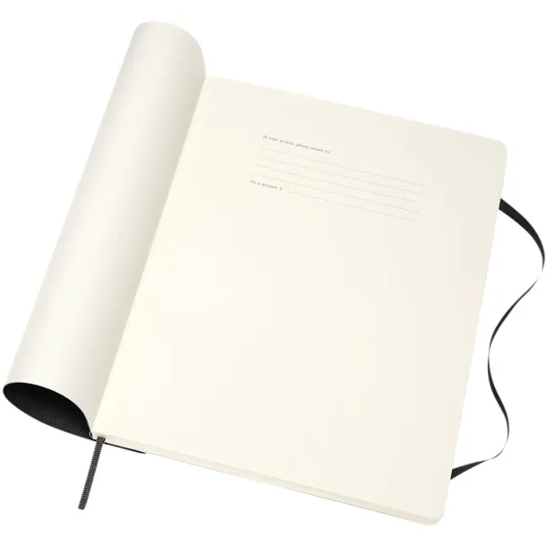 Moleskine XL 12M weekly XL soft cover planner - Moleskine Solid black