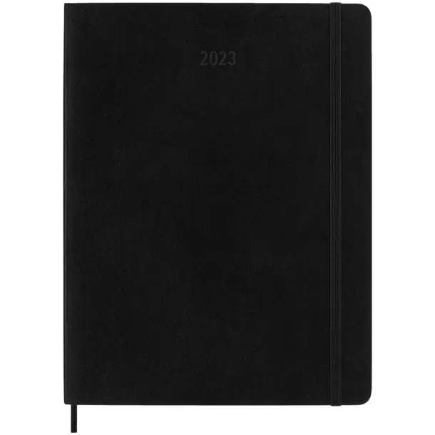 Moleskine XL 12M weekly XL soft cover planner - Moleskine Solid black
