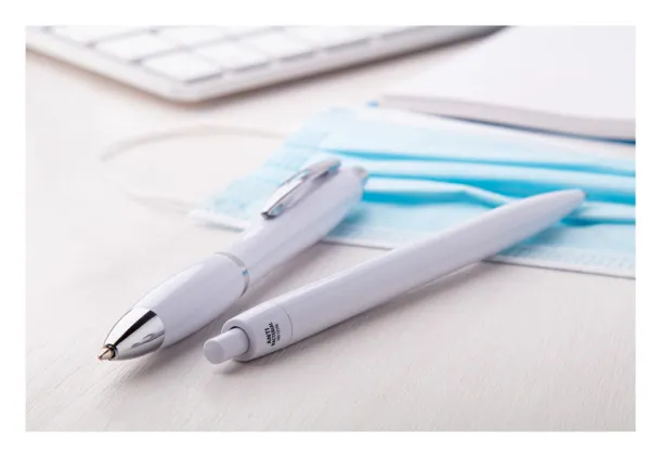 Leopard Clean anti-bacterial pen White