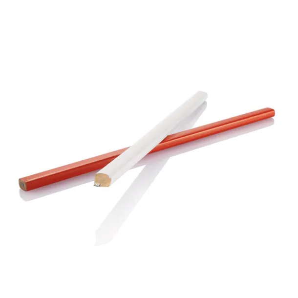  25cm wooden carpenter pencil - XD Collection White 