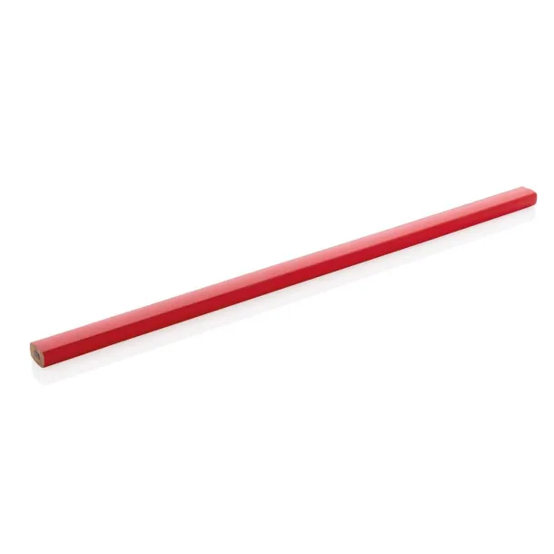  25cm wooden carpenter pencil - XD Collection Red