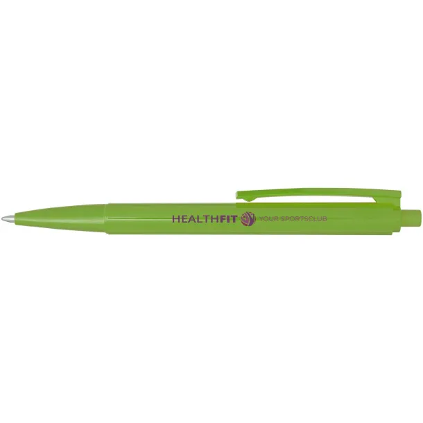 Elsa recycled plastic ballpoint pen (blue ink) - Marksman Green