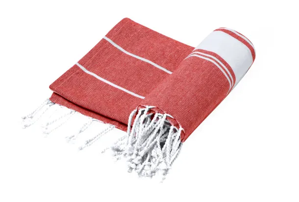 Donell beach towel Red