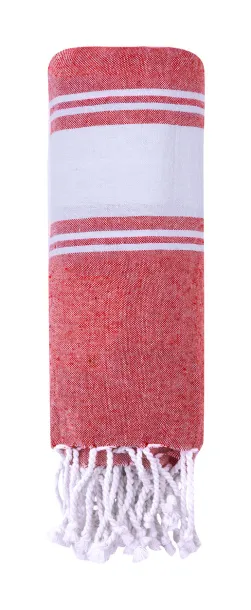 Donell beach towel Red