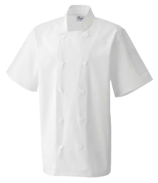  SHORT SLEEVE CHEF'S JACKET - Premier White