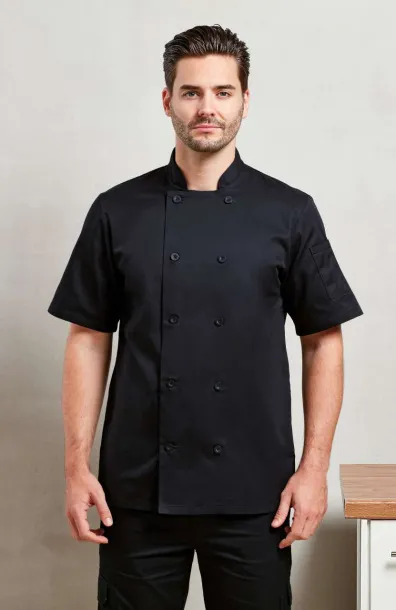  SHORT SLEEVE CHEF'S JACKET - Premier Steel