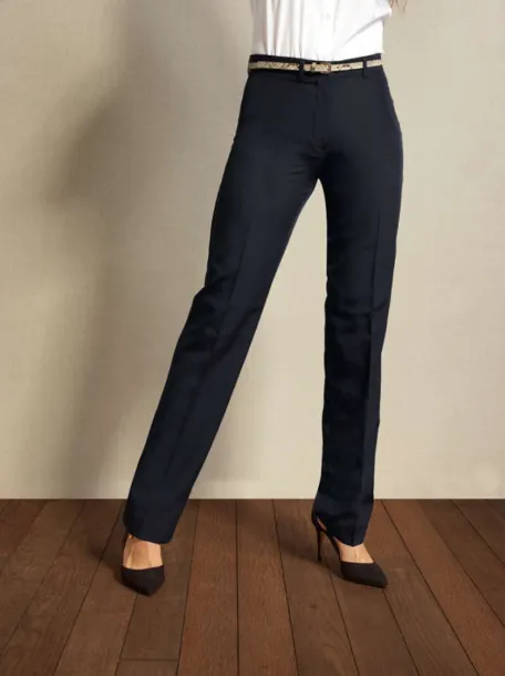  LADIES’ POLYESTER LONG LEG TROUSERS - Premier Navy