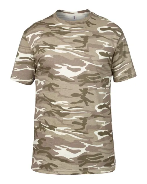  Kamuflažna majica kratkih rukava - Anvil Camouflage Sand