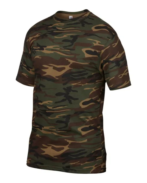  Kamuflažna majica kratkih rukava - Anvil Camouflage Green