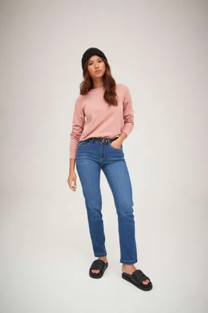 KATY STRAIGHT JEANS - So Denim Mid Blue Wash