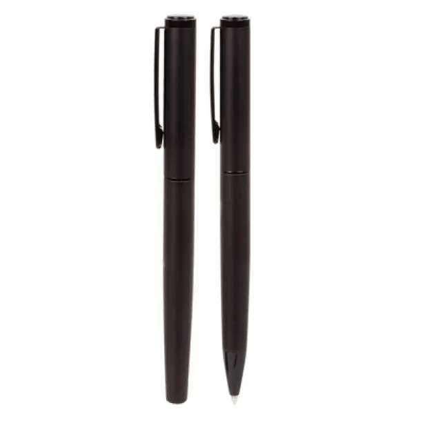  Mauro Conti writing set, ball pen and roller ball pen black