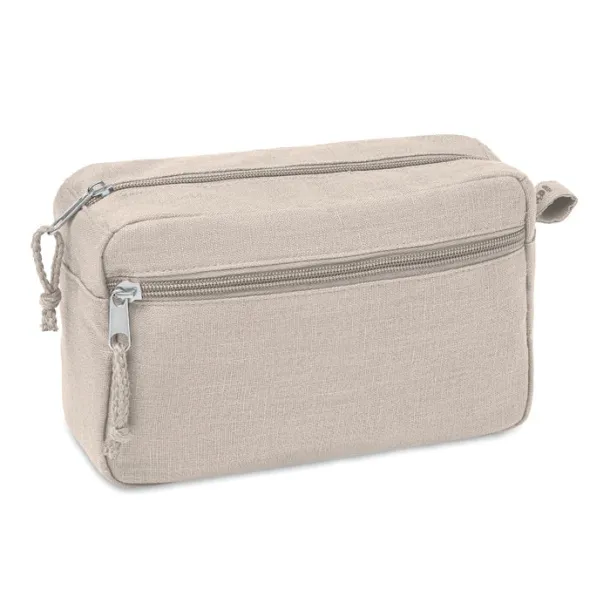 NAIMA COSMETIC Hemp toilet bag hemp 200 gr/m² Beige