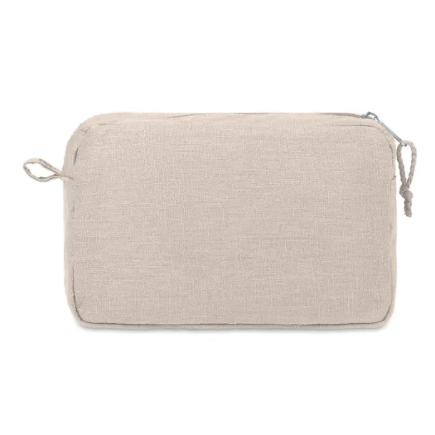 NAIMA COSMETIC Hemp toilet bag hemp 200 gr/m² Beige