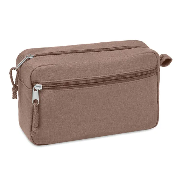 NAIMA COSMETIC Hemp toilet bag hemp 200 gr/m² Brown