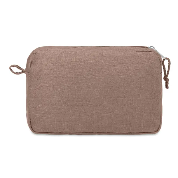 NAIMA COSMETIC Hemp toilet bag hemp 200 gr/m² Brown