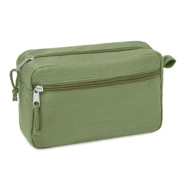 NAIMA COSMETIC Hemp toilet bag hemp 200 gr/m² Green