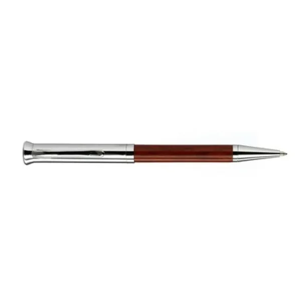  Writing set, ball pen, fountain pen and letter opener wood