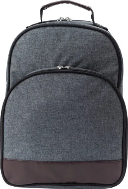 JOLIE Polycanvas (600D) picnic cooler bag Siva