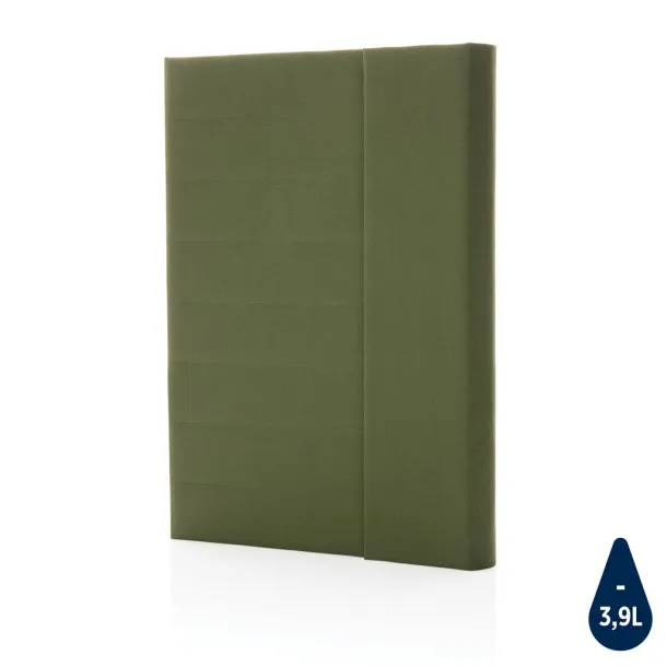  Impact Aware™ A5 notebook with magnetic closure - XD Xclusive Green 