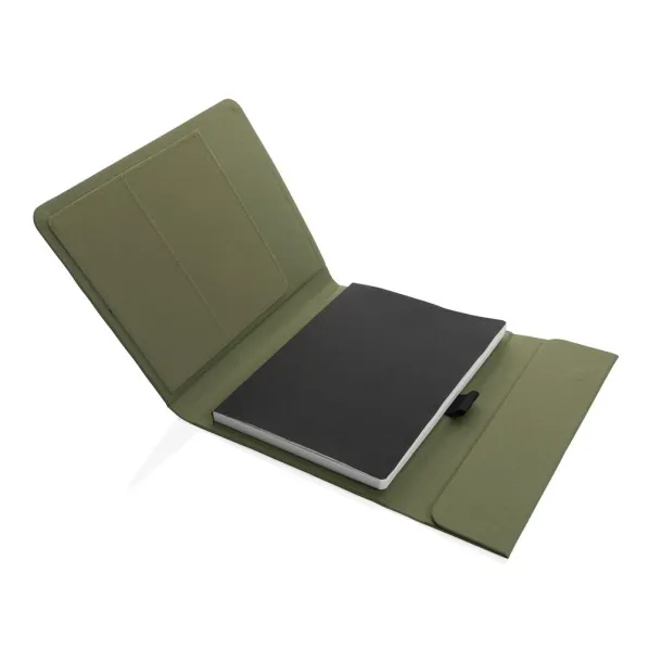  Impact Aware™ A5 notebook with magnetic closure - XD Xclusive Green 