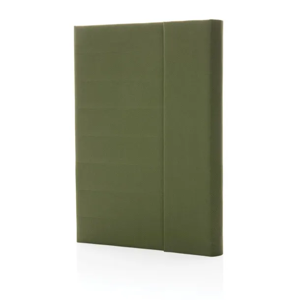  Impact Aware™ A5 notebook with magnetic closure - XD Xclusive Green 