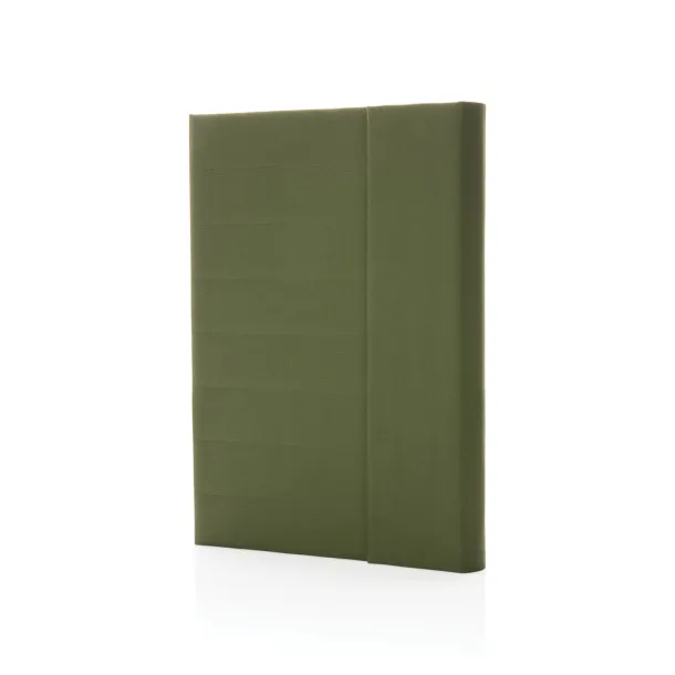  Impact Aware™ A5 notebook with magnetic closure - XD Xclusive Green 