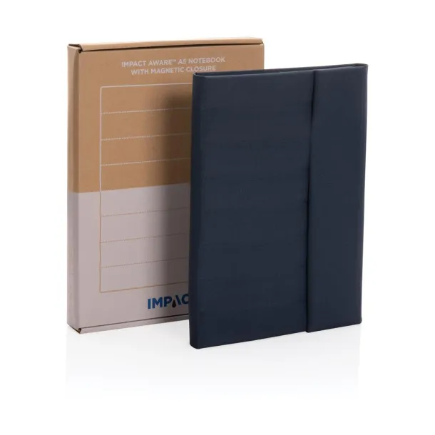  Impact Aware™ A5 notebook with magnetic closure - XD Xclusive Navy Blue 