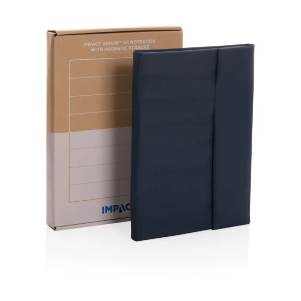  Impact Aware™ A5 notebook with magnetic closure - XD Xclusive Navy Blue 