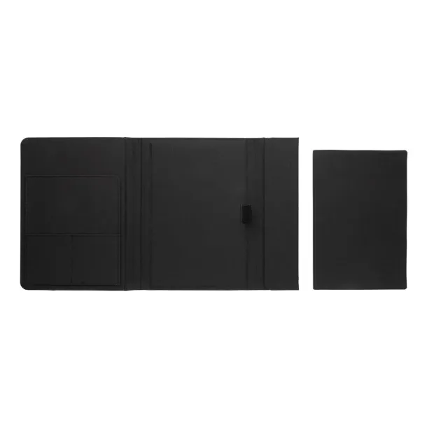  Impact Aware™ A5 notebook with magnetic closure - XD Xclusive Black 