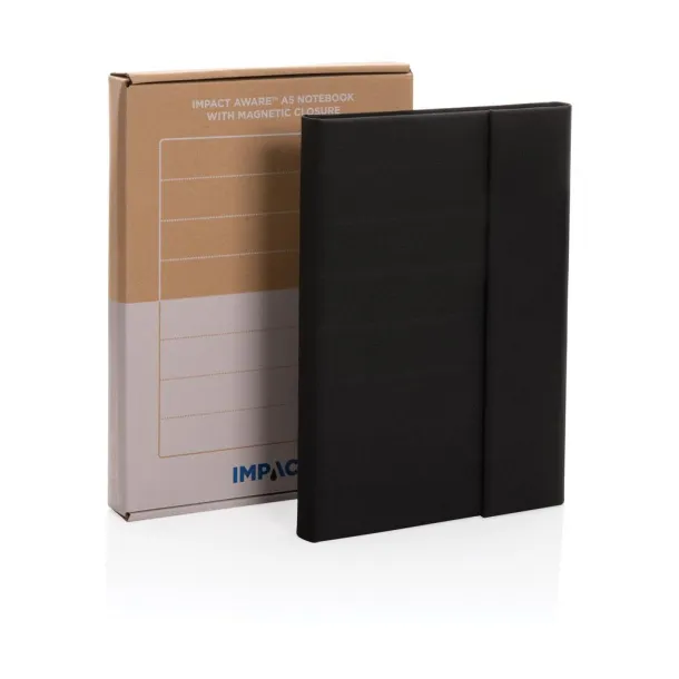  Impact Aware™ A5 notebook with magnetic closure - XD Xclusive Black 