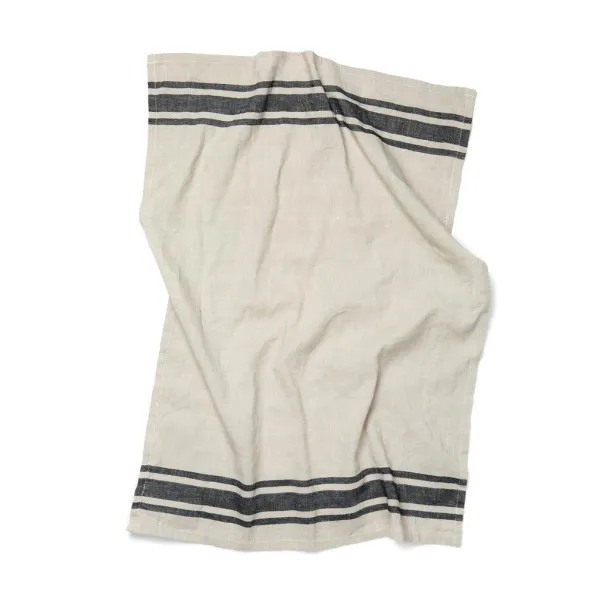  VINGA Lima linen blend kitchen towel Black