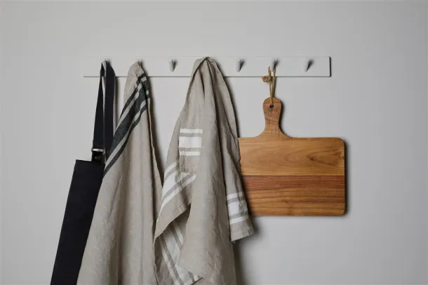  VINGA Lima linen blend kitchen towel Black
