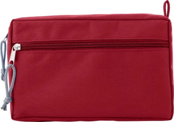 NATASHA rPET toiletry bag red