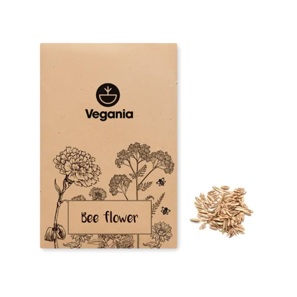 SEEDLOPEBEE Flowers mix seeds in envelope Beige