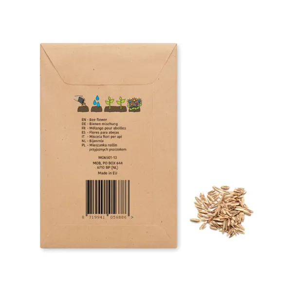 SEEDLOPEBEE Flowers mix seeds in envelope Beige