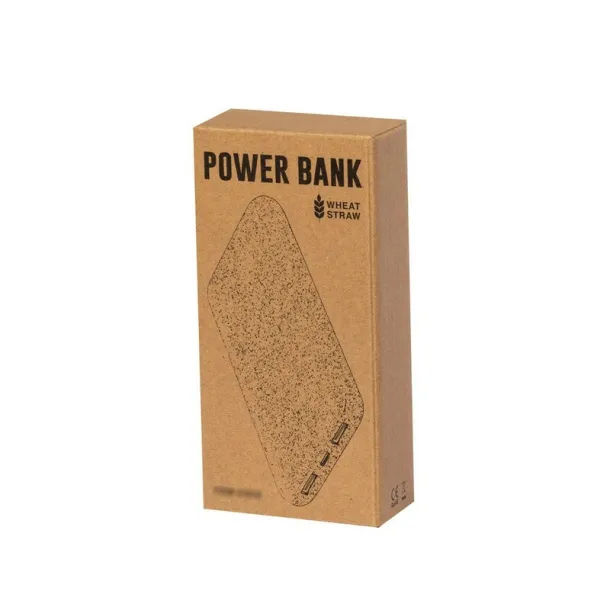  Wheat straw power bank 20000 mAh neutral