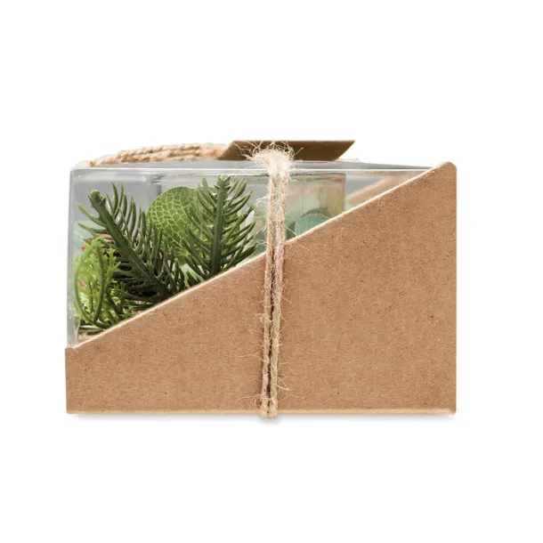 MOSS Set 2 božićna svijećnjaka Zelena