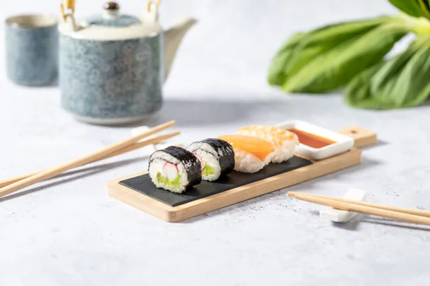 Gunkan set za posluživanje sushija Prirodna