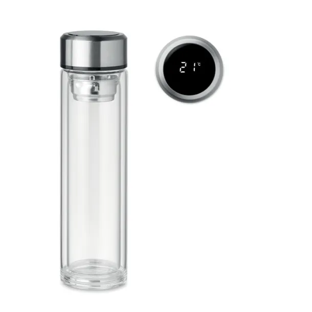 POLE GLASS bottle in borosollicate glass Transparent