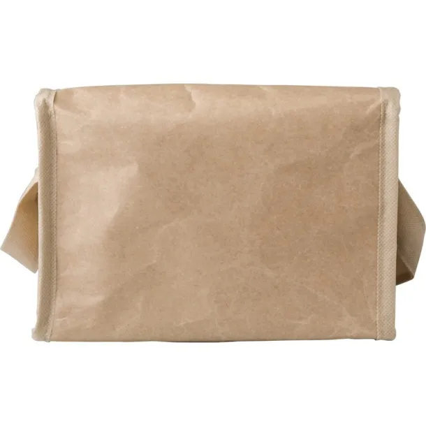  Laminated paper cooler bag brown