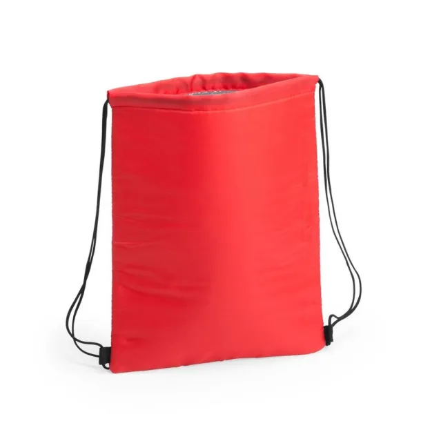  Drawstring cooler bag red