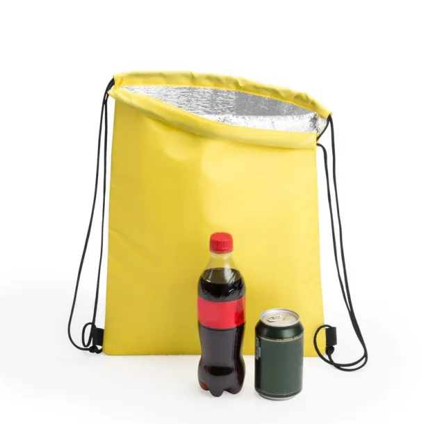  Drawstring cooler bag yellow