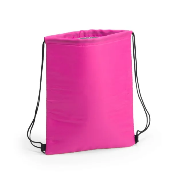  Drawstring cooler bag pink