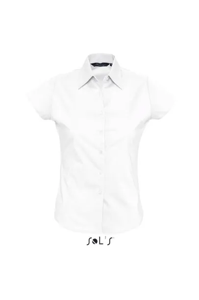 SOL'S EXCESS SHORT SLEEVE STRETCH WOMEN'S SHIRT - SOL'S White