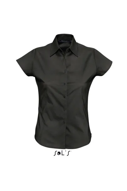 SOL'S EXCESS SHORT SLEEVE STRETCH WOMEN'S SHIRT - SOL'S Black